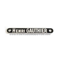 Plaquette GAUTHIER pour selle ACMA 1950-54